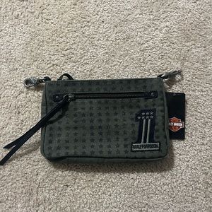 NWT Davidson distressed denim bag